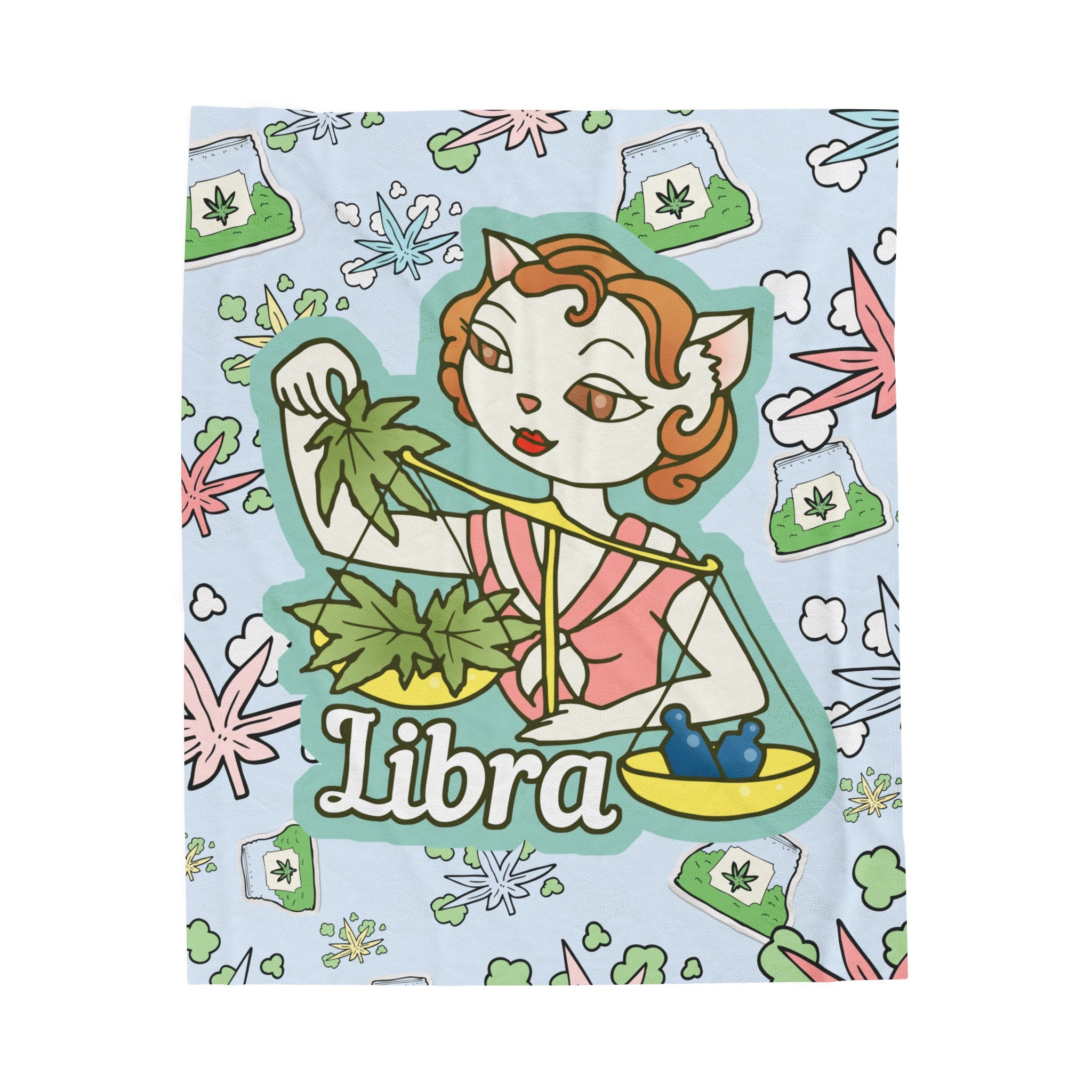 Libra Velveteen Plush Blanket