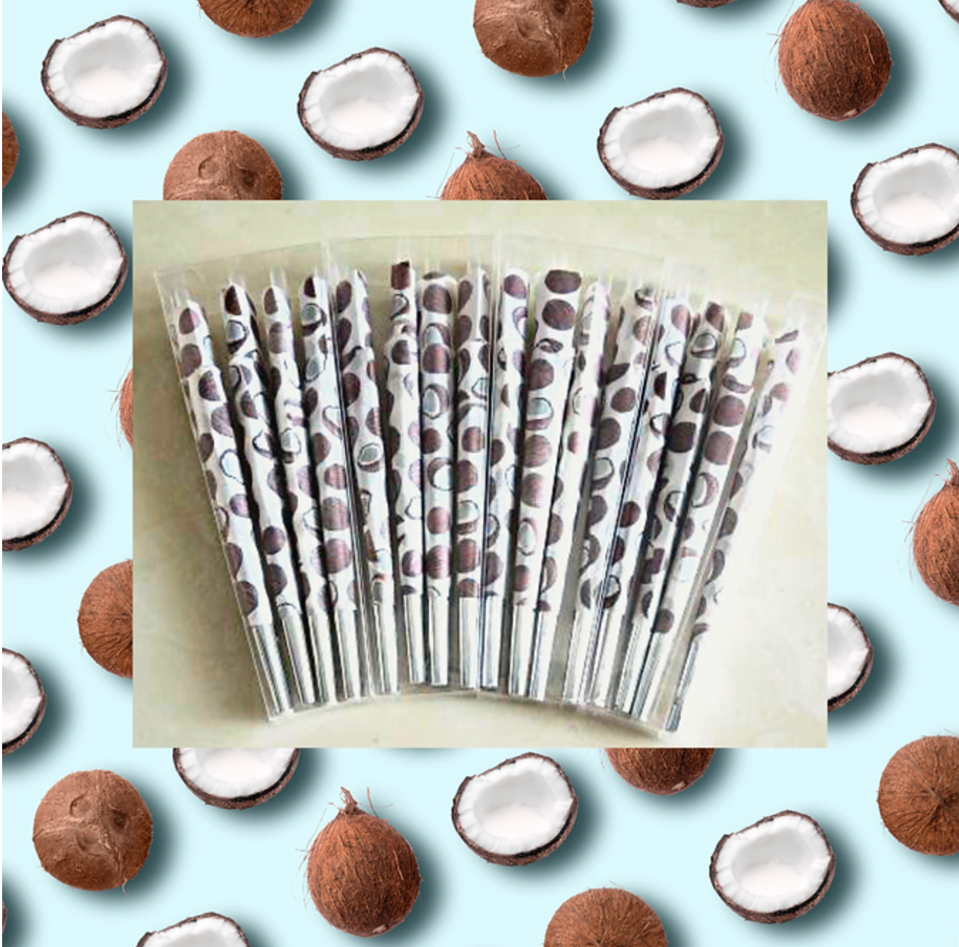 Coconut flavored cones