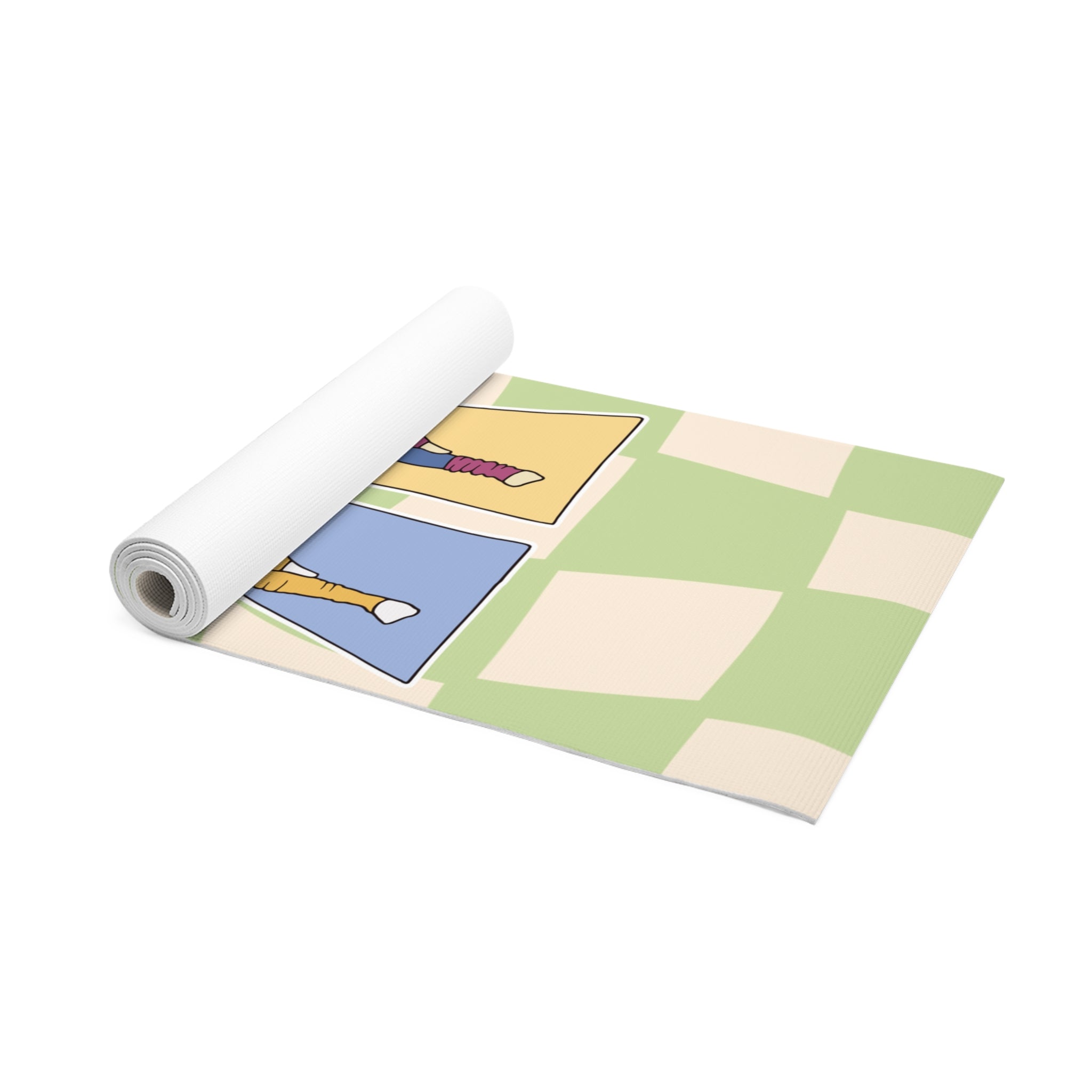 Green Checkered chill out mat
