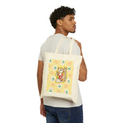 Aquarius Cotton Canvas Tote Bag