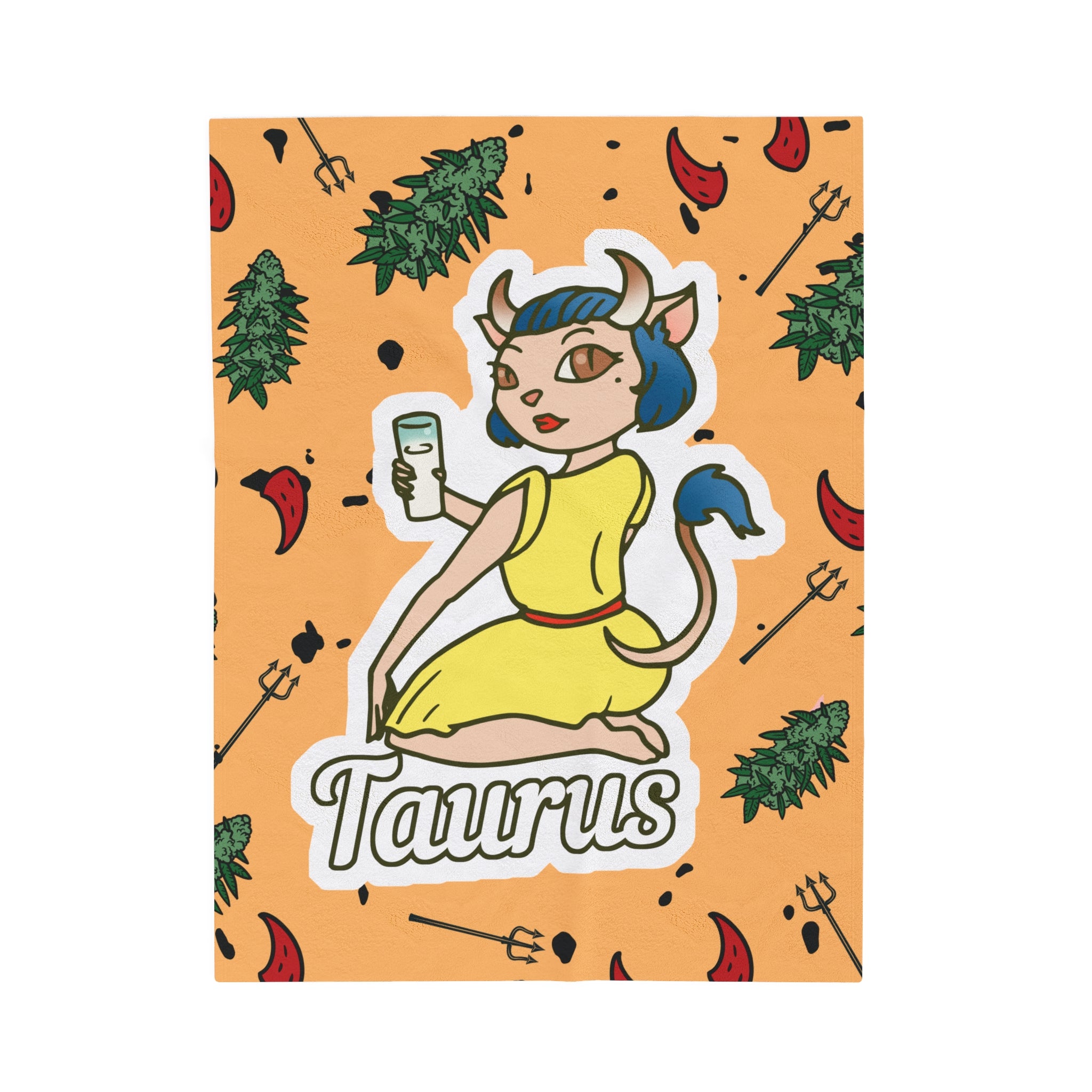 Taurus Velveteen Plush Blanket
