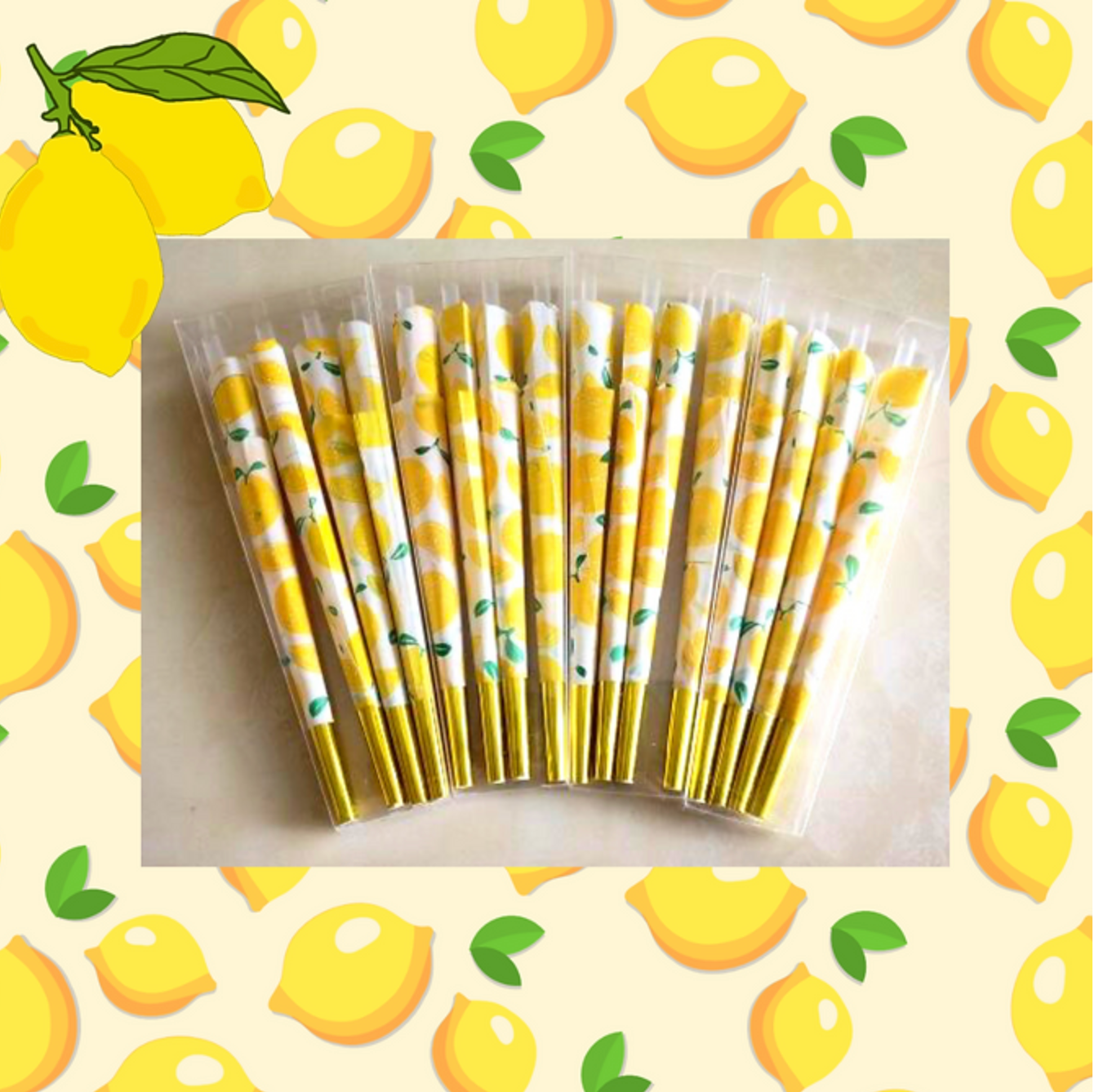 Lemon flavored cones